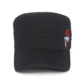 Military style cap: beautiful design | Wolf-Horde-Black-